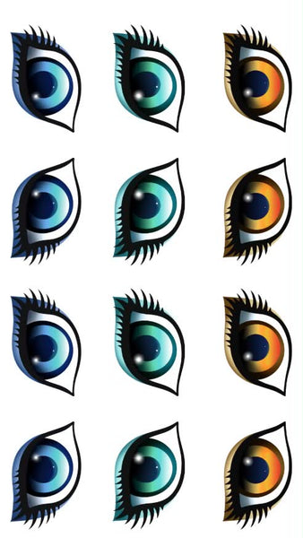 Adhesive Resin Doll Eyes - Style 010