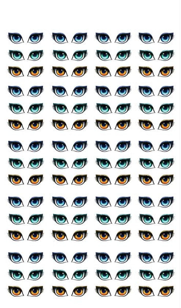Adhesive Resin Doll Eyes - Style 010