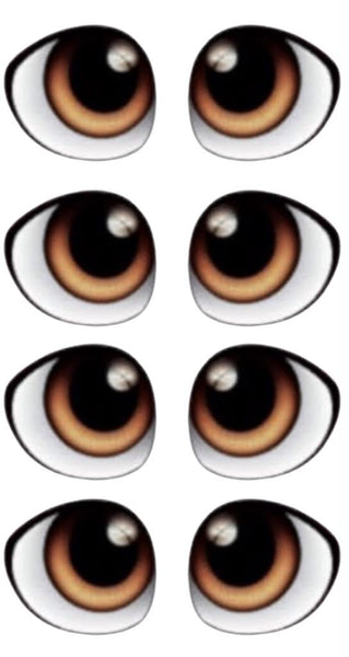 Adhesive Resin Doll Eyes - Style 054