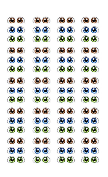 Adhesive Resin Doll Eyes - Style 057