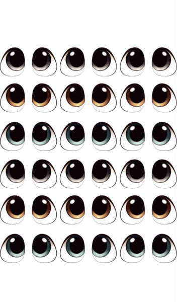 Adhesive Resin Doll Eyes - Style 053