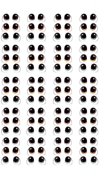 Adhesive Resin Doll Eyes - Style 053