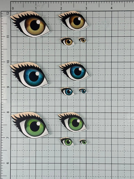 Adhesive Resin Doll Eyes - Style 007