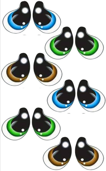 Adhesive Resin Doll Eyes - Style 020