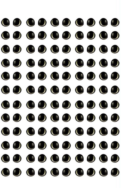 Adhesive Resin Doll Eyes - Style 055