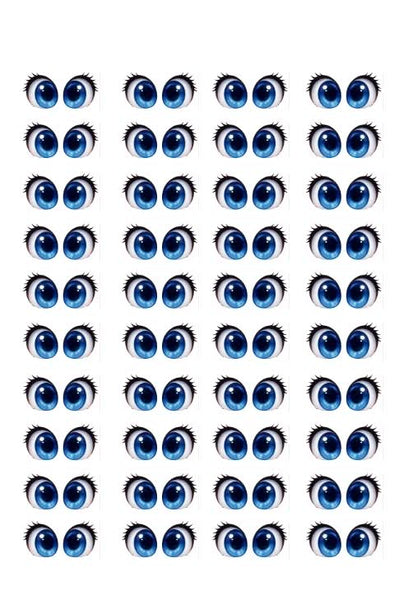 Adhesive Resin Doll Eyes - Style 051