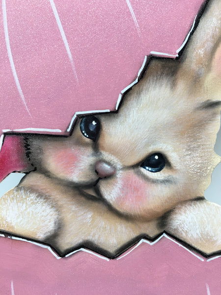 #301 Printed Bunny in shell