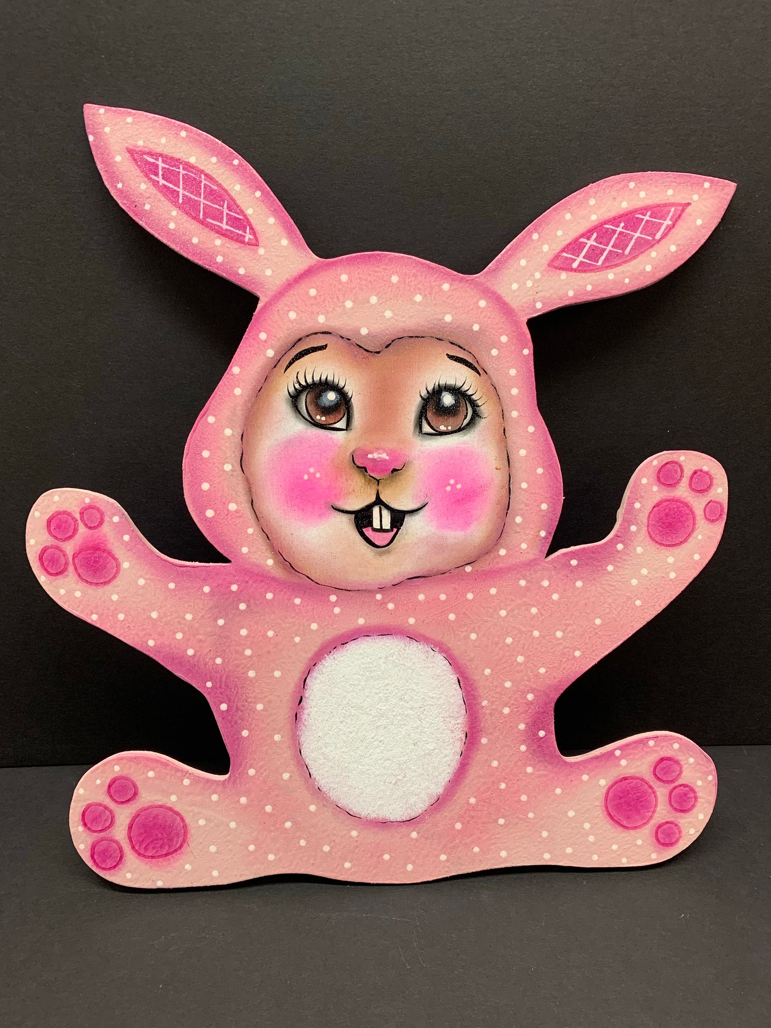 Bunny in pajamas (pink)