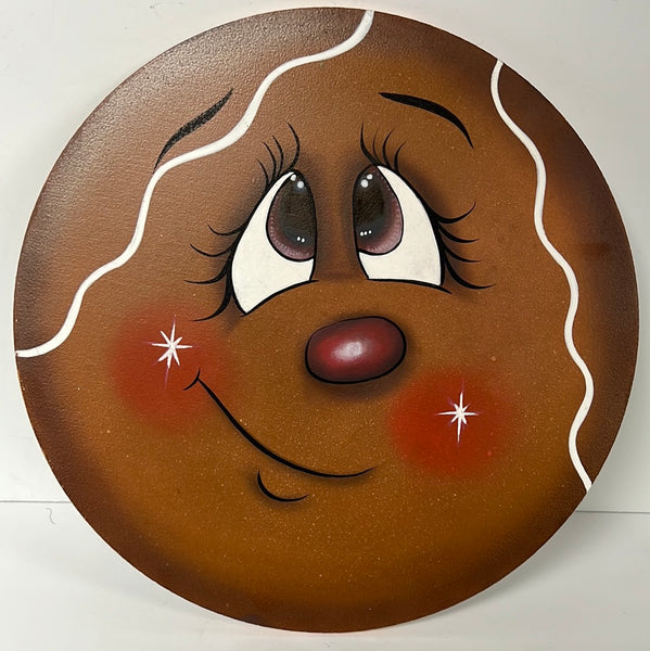 Gingerbread face 12”