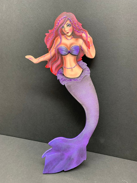 Red hair mermaid