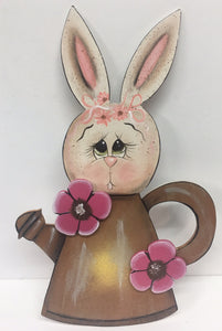 #310 Bunny in a watering can