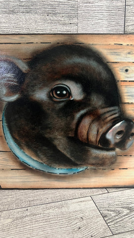Piglet portrait 8x10