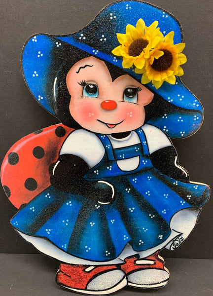 Ladybug blue 12”