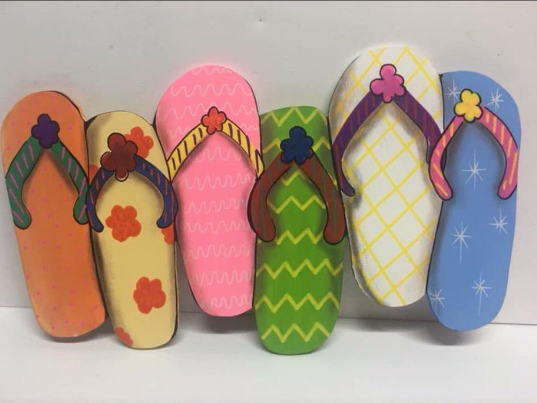 #602 Flip flops 12.5"
