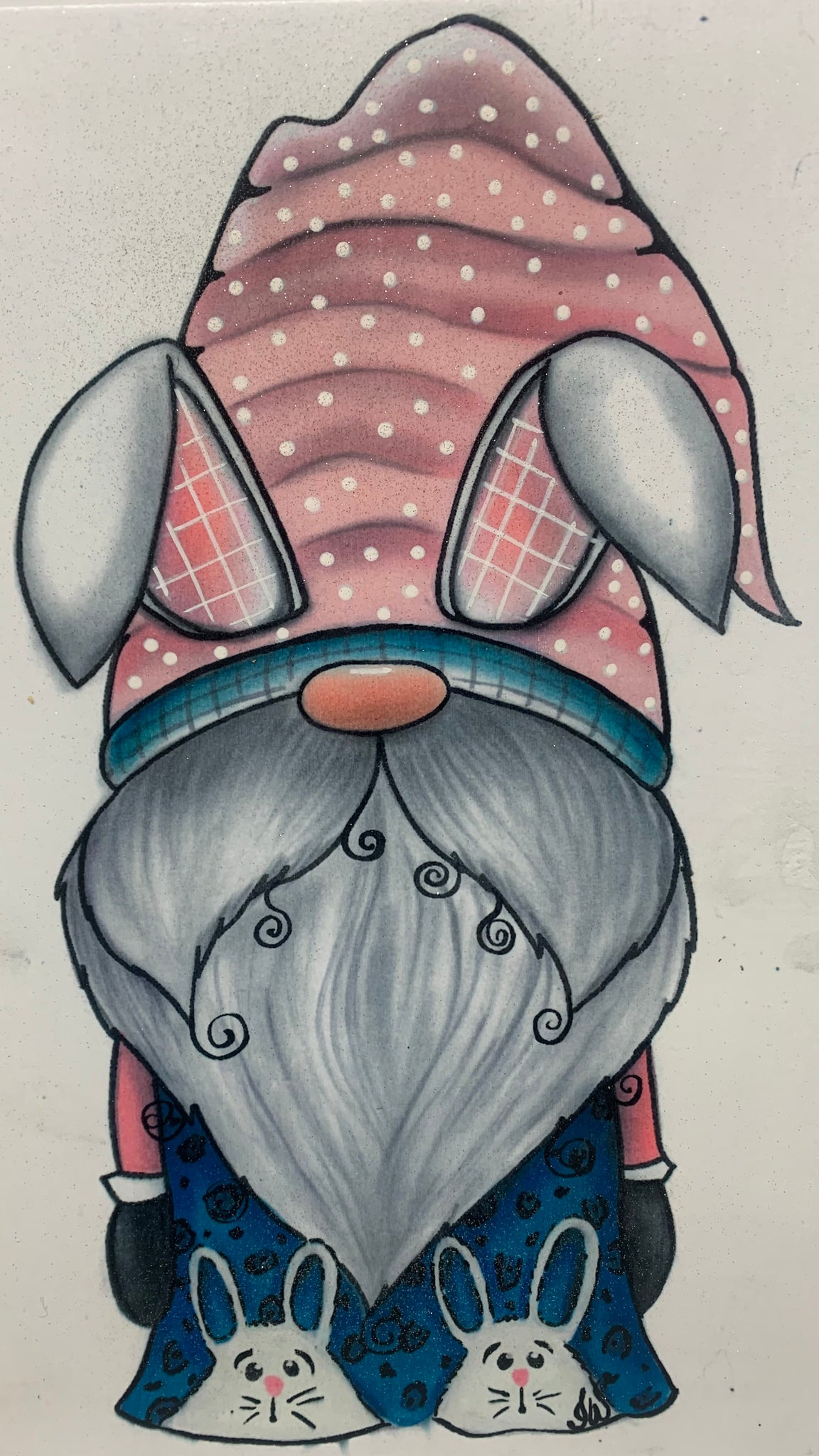 Gnome Easter bunny