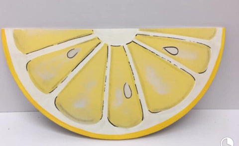 #607 Lemon slice 12.5” wide