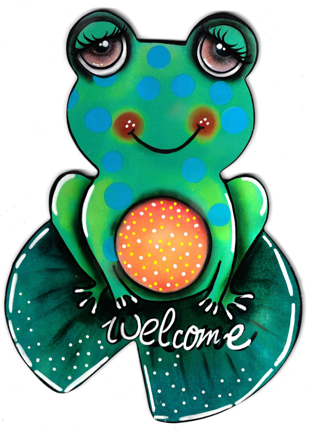 Frog welcome