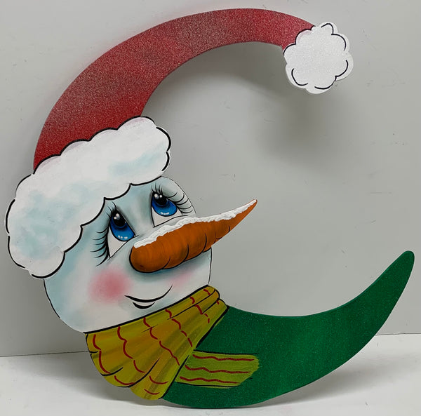 #1016 Snowman Moon, 12.5"