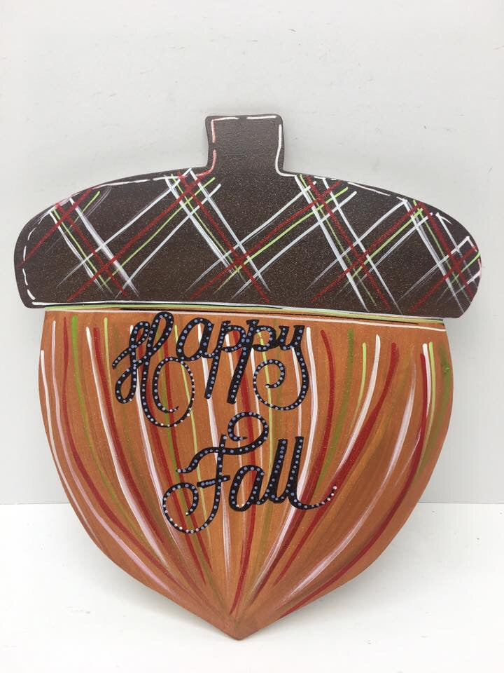 #909 Happy Fall Acorn