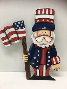 #702 Uncle Sam with Flag