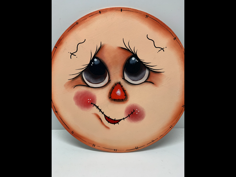 #902 Scarecrow Face, 12”, Round